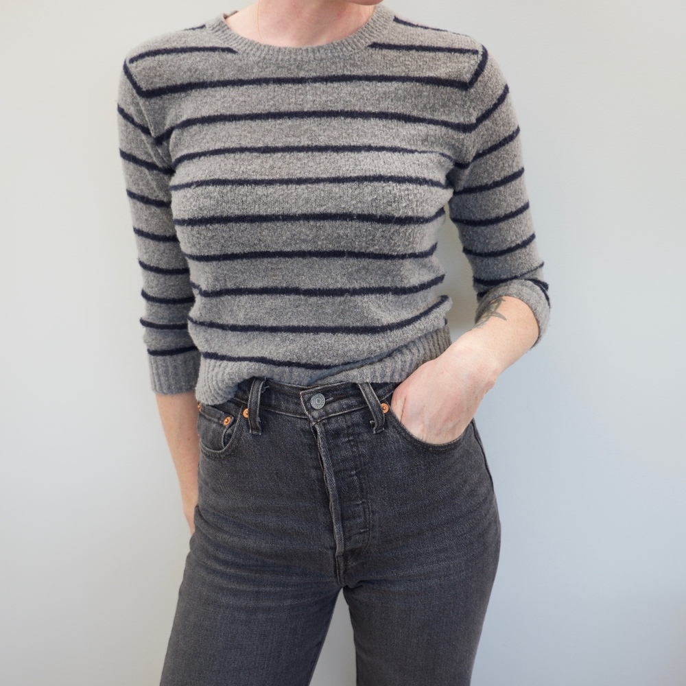 Club Monaco Crop Sweater